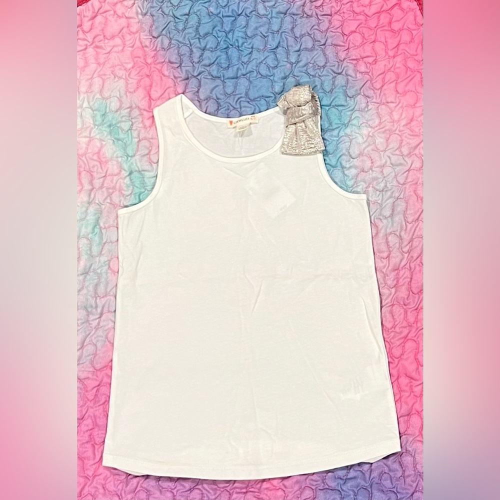 Crewcuts White Tank Top for Kids